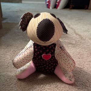 Homemade Patchwork Koala Bear Plush